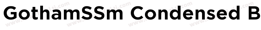 GothamSSm Condensed Book字体转换